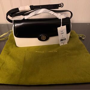 Tory Burch Mini Robinson Spazzolato Crossbody Bag Style no. 164994